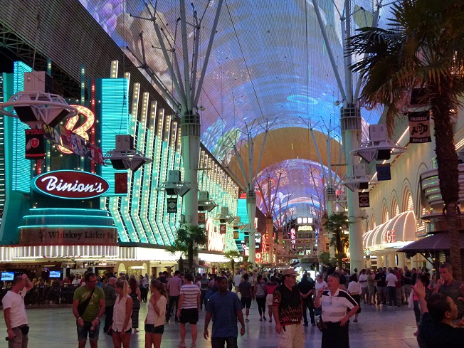 Fremont Street in Las Vegas